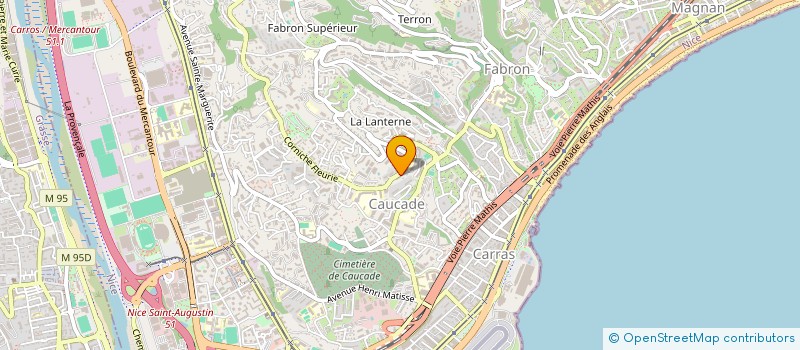 localisation de l'entreprise MOBUS  NICE