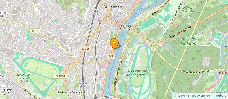 localisation de l'entreprise MOBY à SURESNES