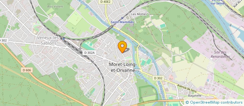 localisation de l'entreprise MOBY DICK  MORET-LOING-ET-ORVANNE