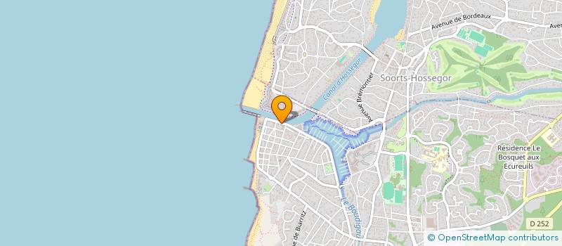 localisation de l'entreprise MOBY DICK  CAPBRETON