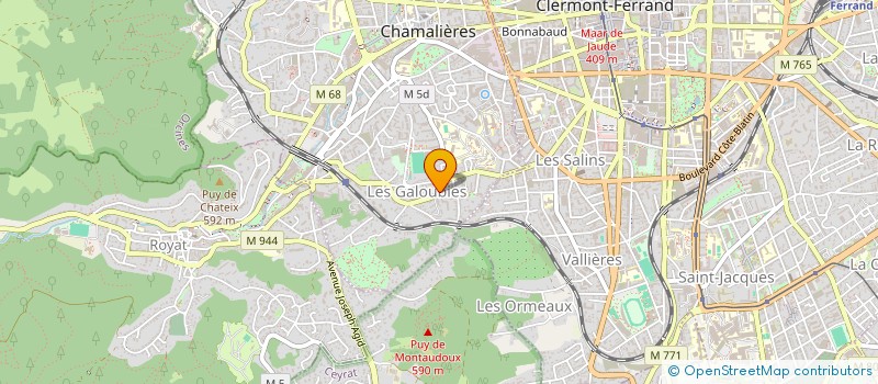 localisation de l'entreprise MOBY SCREEN EVENTS  CHAMALIERES