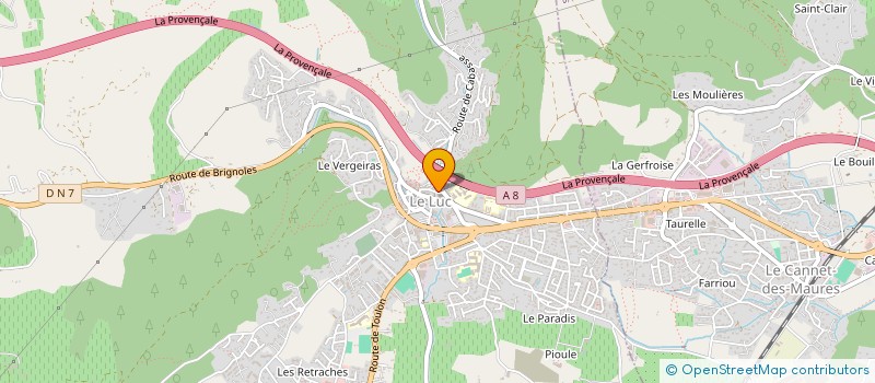 localisation de l'entreprise MOBY-STORE  LE LUC