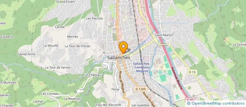 localisation de l'entreprise MOBYDICK à SALLANCHES