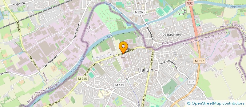 localisation de l'entreprise MOBYKA à HALLUIN