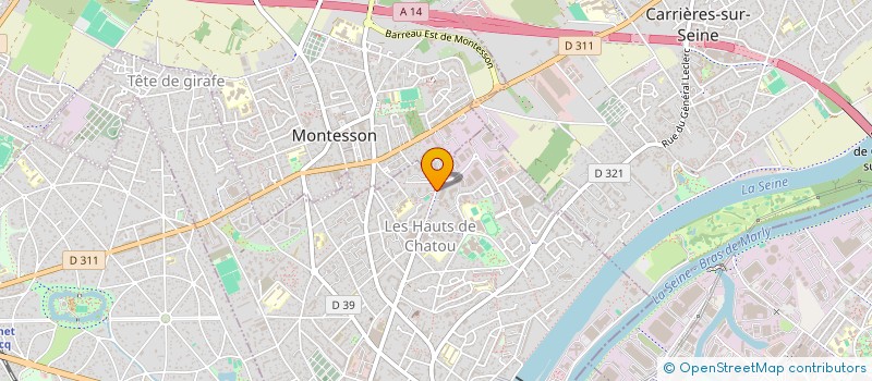 localisation de l'entreprise MOBYLOM à CHATOU
