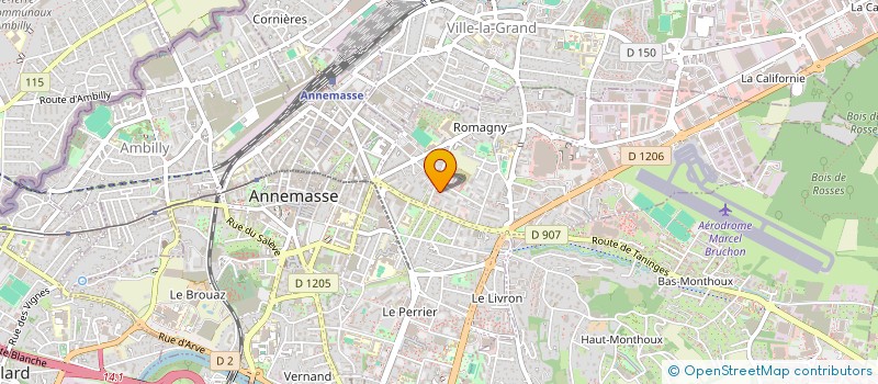 localisation de l'entreprise MOBZ à ANNEMASSE