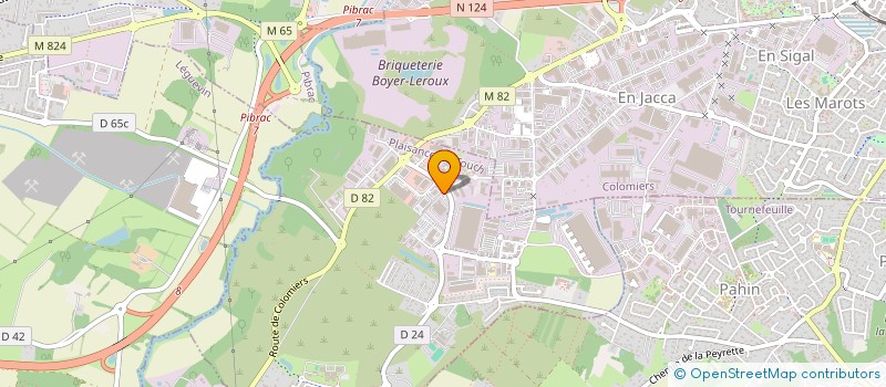 localisation de l'entreprise MOC IN BRAM  PLAISANCE-DU-TOUCH