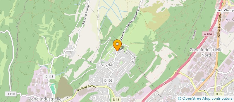 localisation de l'entreprise MOC PUB à OYONNAX