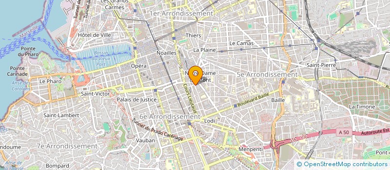 localisation de l'entreprise MOCA à MARSEILLE