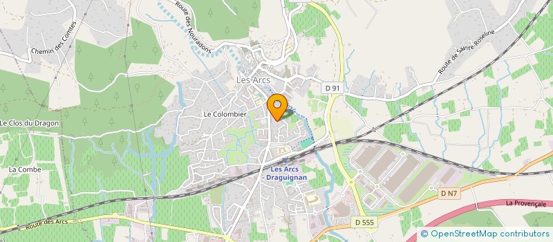 localisation de l'entreprise MOCA à LES ARCS