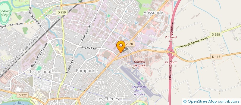 localisation de l'entreprise MOCA à MONTAUBAN