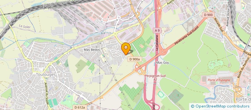 localisation de l'entreprise MOCA  PERPIGNAN