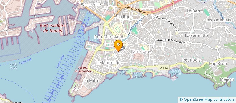 localisation de l'entreprise MOCA à TOULON