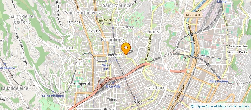 localisation de l'entreprise MOCA à NICE
