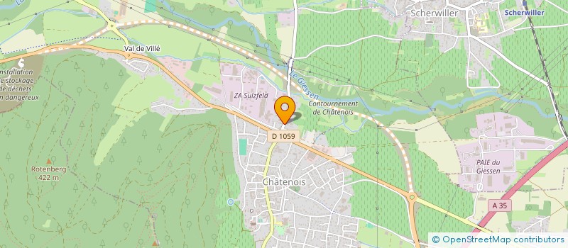 localisation de l'entreprise MOCA  CHATENOIS