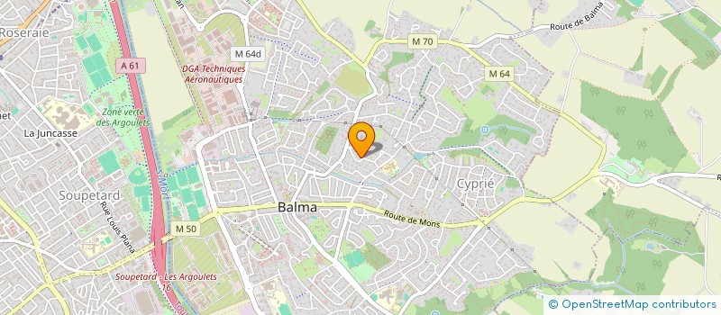 localisation de l'entreprise MOCA  BALMA