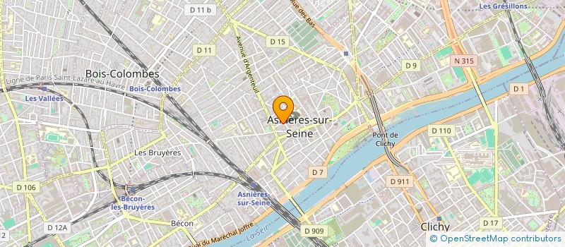 localisation de l'entreprise MOCA CONSULTING  ASNIERES-SUR-SEINE