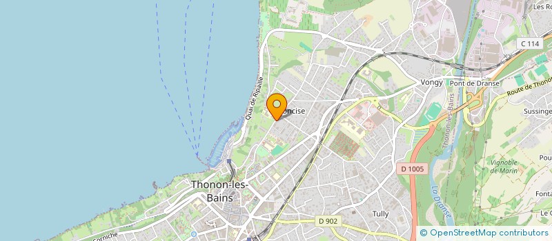 localisation de l'entreprise MOCABOIS LEMAN à THONON-LES-BAINS