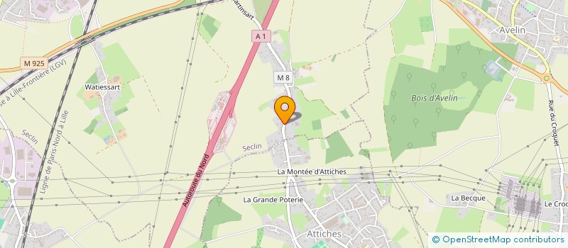 localisation de l'entreprise MOCADUGA à SECLIN