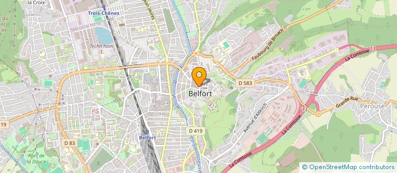 localisation de l'entreprise MOCAFE à BELFORT
