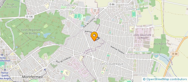 localisation de l'entreprise MOCARS  MONTFERMEIL