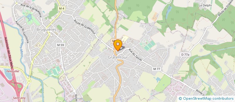 localisation de l'entreprise MOCASS  GRATENTOUR