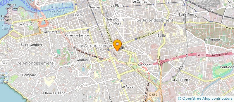 localisation de l'entreprise MOCATE ELECTRICITE à MARSEILLE