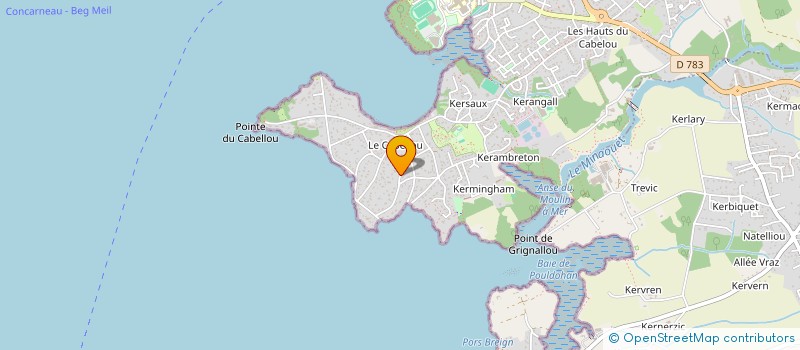 localisation de l'entreprise MOCATI  CONCARNEAU