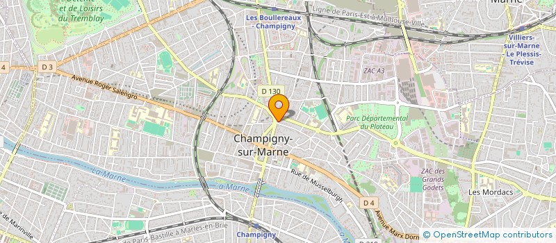 localisation de l'entreprise MOCAYA  CHAMPIGNY-SUR-MARNE