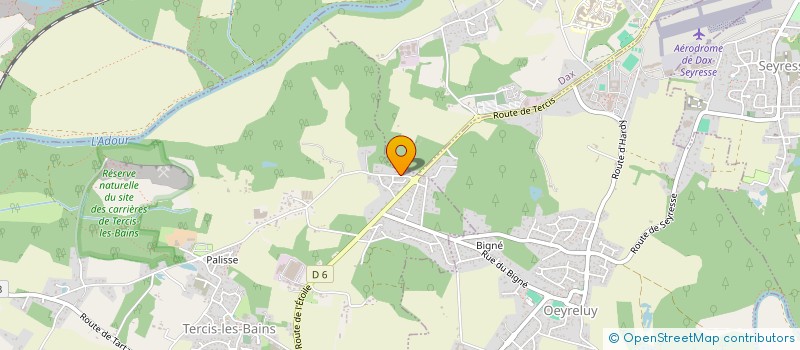 localisation de l'entreprise MOCC à TERCIS-LES-BAINS