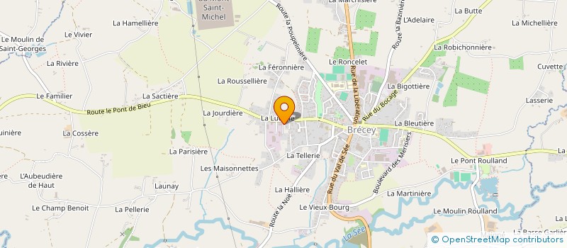 localisation de l'entreprise MOCC  BRECEY