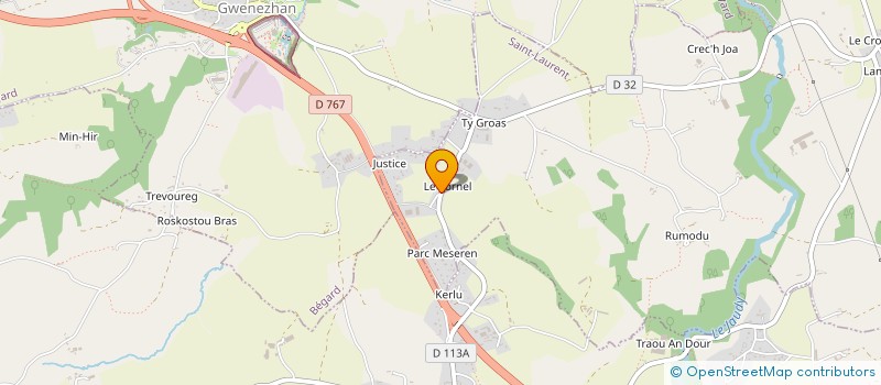 localisation de l'entreprise MOCCOS TREGOR CAVAN FUTSAL  SAINT-LAURENT