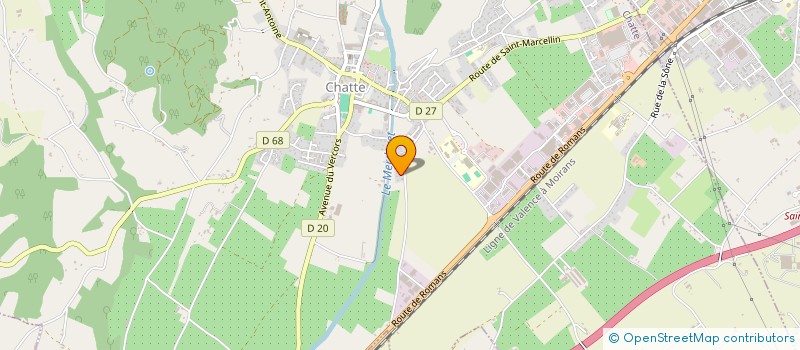 localisation de l'entreprise MOCELLIN LOGISTIQUE SERVICES à CHATTE