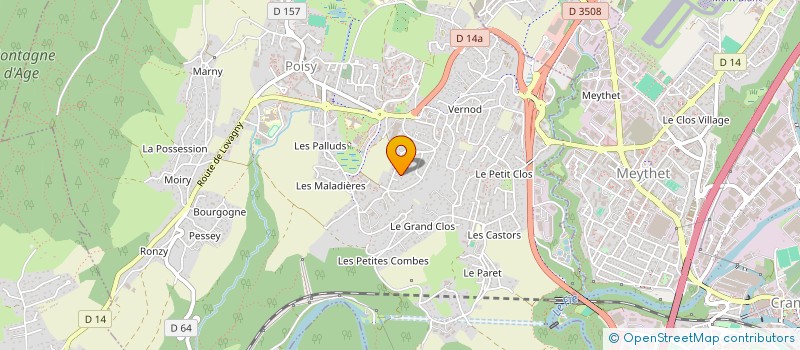 localisation de l'entreprise MOCELLIN-RUMIANO  POISY