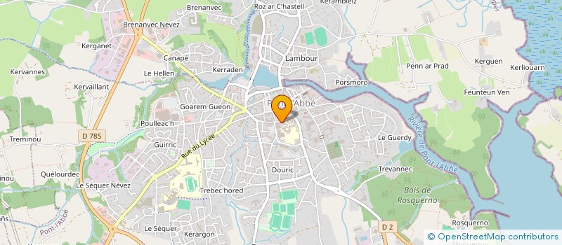 localisation de l'entreprise MOCHA BLANC  PONT-L'ABBE