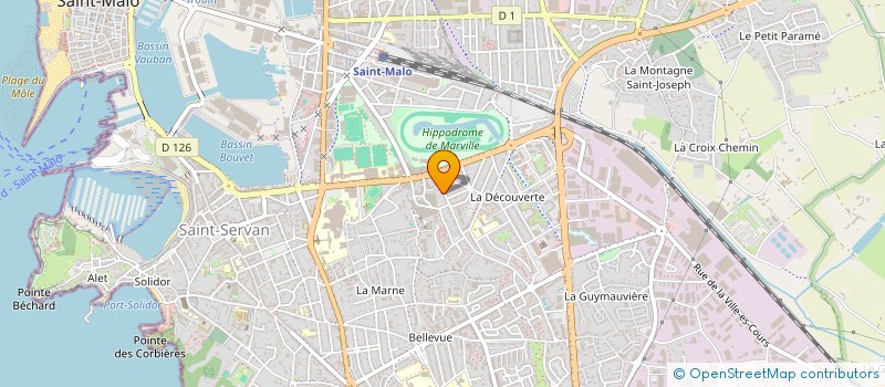 localisation de l'entreprise MOCHA PRODUCTION  SAINT-MALO