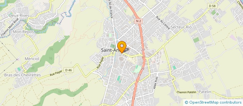 localisation de l'entreprise MOCHANE à SAINT-ANDRE