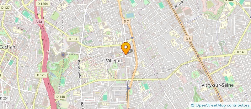 localisation de l'entreprise MOCHIN à VILLEJUIF