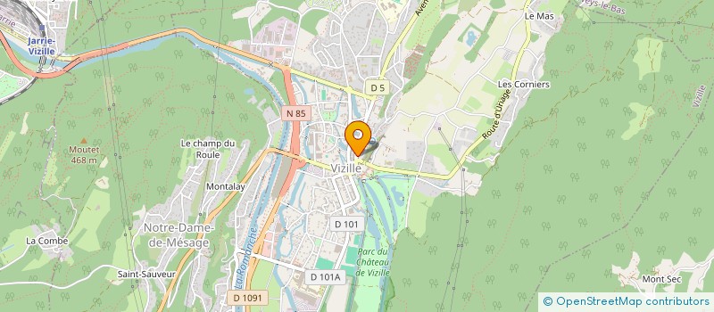 localisation de l'entreprise MOCHOU à VIZILLE
