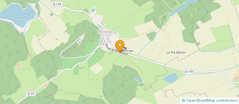 localisation de l'entreprise MOCIO SCI  MONTSEC