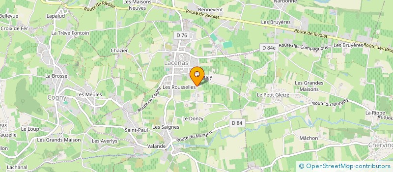 localisation de l'entreprise MOCLAM à LACENAS