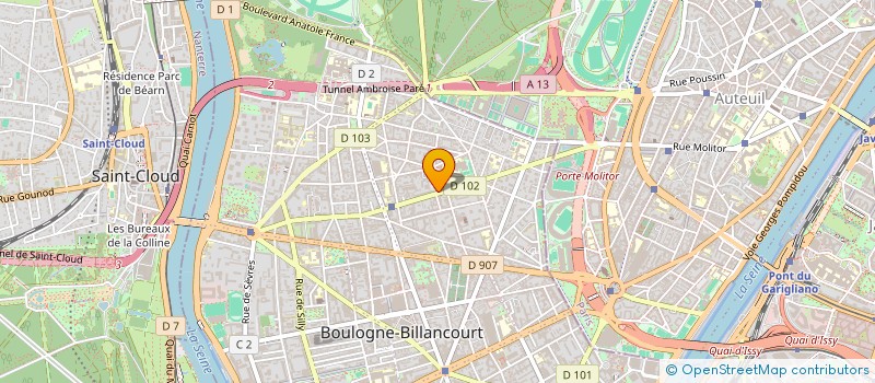 localisation de l'entreprise MOCO IMMO à BOULOGNE-BILLANCOURT