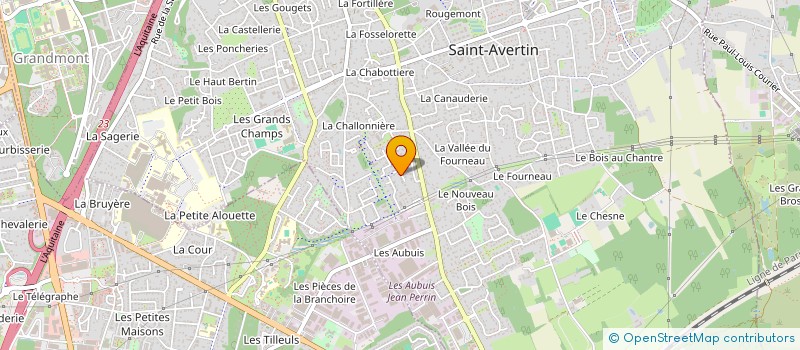 localisation de l'entreprise MOCQUERY MAUPERTUIS  SAINT AVERTIN