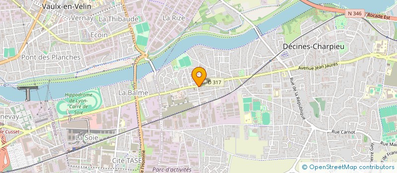 localisation de l'entreprise MOCTEZUMA  DECINES-CHARPIEU