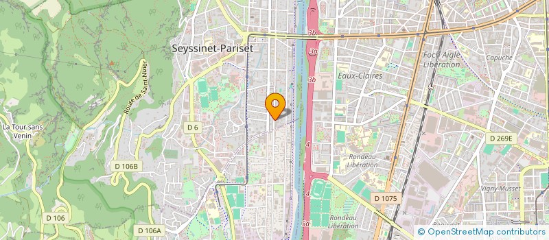 localisation de l'entreprise MOCYR à SEYSSINET-PARISET