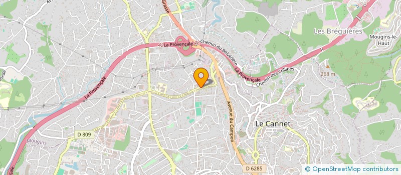 localisation de l'entreprise MOD'3  MOUGINS