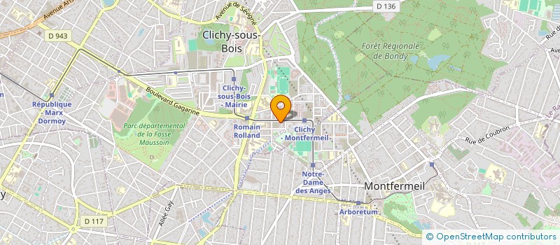 localisation de l'entreprise MOD  CLICHY-SOUS-BOIS