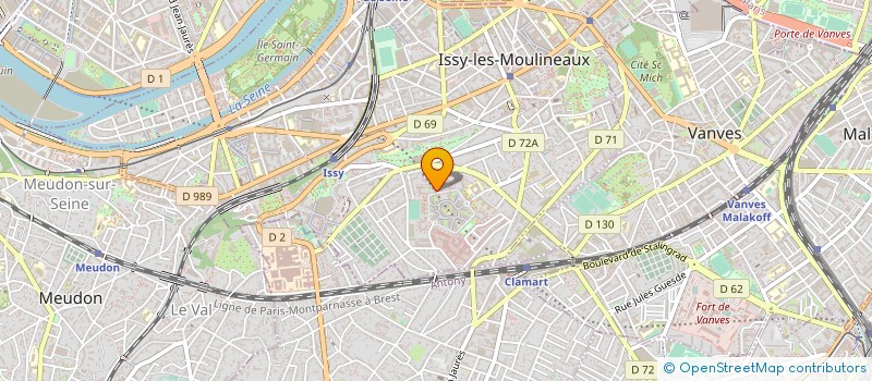 localisation de l'entreprise MOD à ISSY-LES-MOULINEAUX