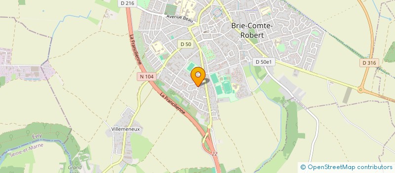 localisation de l'entreprise MOD  BRIE COMTE ROBERT