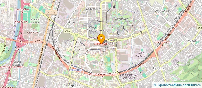 localisation de l'entreprise MOD'ACTUEL à ECHIROLLES